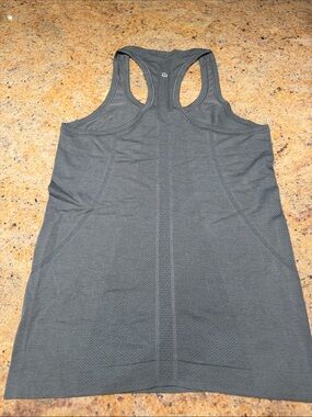lululemon athletica Charcoal Racerback Performance Tank